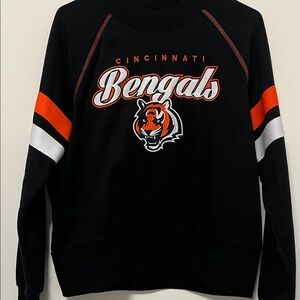 NFL Cincinnati Bengals Crewneck Sweater - Black, Orange, and White